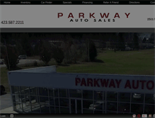 Tablet Screenshot of parkwayautosales.us